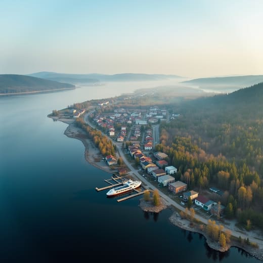 Вид из иллюминатора: Николаевск-на-Амуре