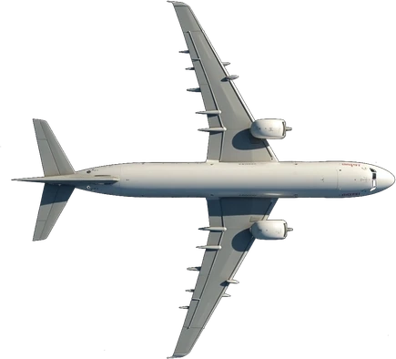 Airbus A321neo — вид сверху