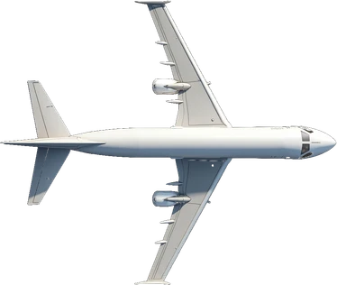 Embraer 170 — вид сверху